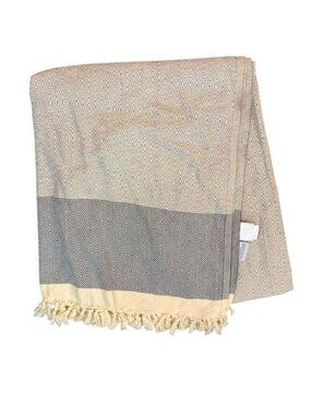 Enchante Home 100% Turkish Cotton Throw With Fringe NWT